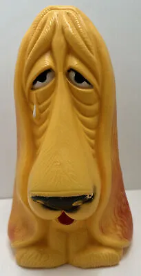 Vintage 1970’s My Toy Yellow Basset Hound Sad Dog Plastic Piggy Bank • $20.97