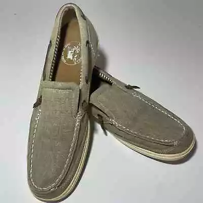 Boat Shoes Margaritaville Casual Dock Canvas Shoes For Men Size 12 Preppy Beach • $32