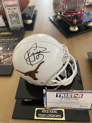 Authentic Signed Verified By Tristar Vince Young Mini Helmet. • $130