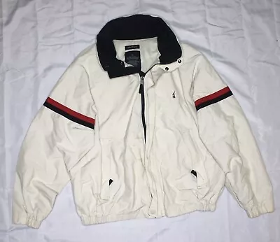 Vintage White Nautica Jacket - Mens Size Medium - Amazing Condition • $39.99