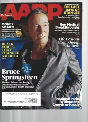 AARP Magazines Gloria Estefan Sept 2013 & Bruce Springsteen Nov 2020 RARE NEW • $7