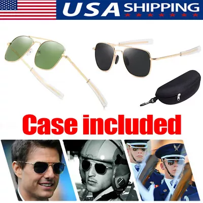 Aviator Sunglasses Premium Military Pilot Ultraviolet Mens Polarized Sunglasses • $7.49