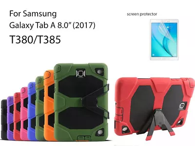 For Samsung Galaxy Tab A 8.0  2017 Heavy Duty Shock Proof Case/Screen Protector • $4.65