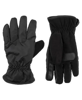 Isotoner Signature Men's Sleekheat Touchscreen Gloves Black-Size Medium • $3.99