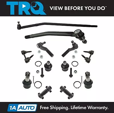 TRQ 12pc Steering Suspension Kit Ball Joints Tie Rods Sway Bar Ends Drag Link • $169.95