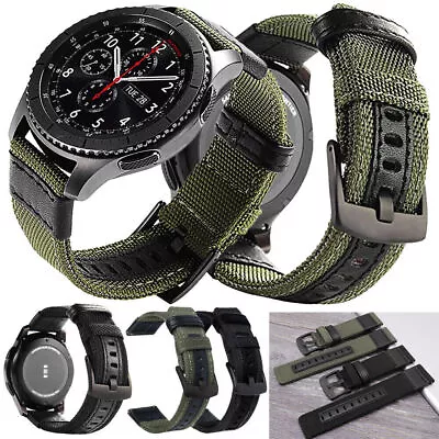 Nylon Strap Band For Samsung Galaxy Watch 3 4 5 Pro 6 Classic 40 44 42 46 47mm • $11.69