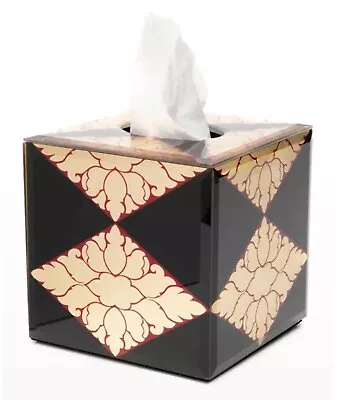 MACKENZIE CHILDS 6  Evenfall Boutique Tissue Box • $85