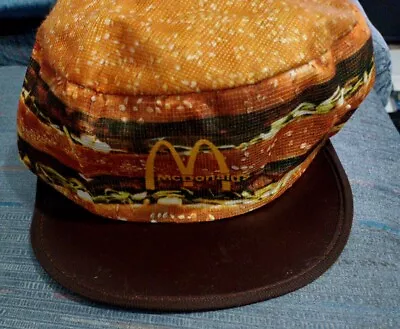 1984 McDonald’s Big Mac Painter Hat Cap Vintage 80s Promo Louisville Mfg Co • $45