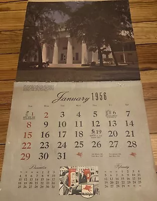 Vintage 1956 MOBILGAS Calendar - Unused And Clean • $20