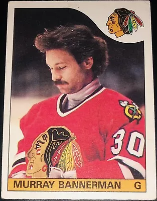 1985-86 O-Pee-Chee Murray Bannerman Chicago Blackhawks #27 • $1.06