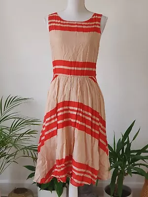 Gap Striped Summer Dress Size 10 • £12.99