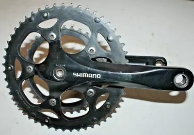 Shimano Double Crankset Black 170mm 50/34t FC-RS200 JIS BB MTB Road USA Shipper! • $40.53