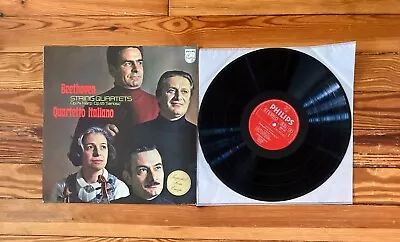 Beethoven: Quartetto Italiano: String Quartets Op 74 Harp/Op 95 Serioso LP Vinyl • $12