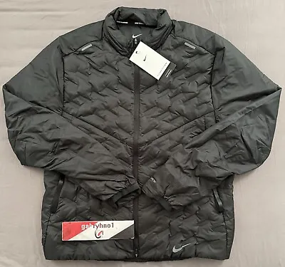 Nike Therma-FIT ADV Repel Down-Fill Running Jacket DD5667-010 Mens Size Large • $157.24