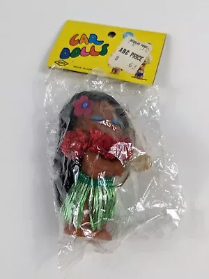 Sweet Vintage Hawaiian Hula  Girl Car Doll In Original Package NOS • $9