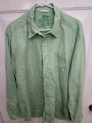 Tommy Bahama Men’s XL 100% Linen Button-down Long Sleeve Shirt. 🔥 Nice!! • $27