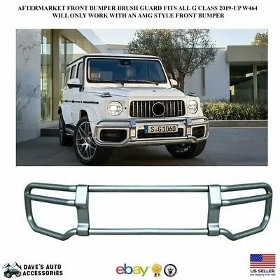 Aftermarket Chrome Front Grille Brush Guard - Mercedes Benz W463 G63 2019+ Style • $870