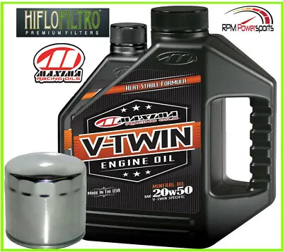 $59.25 • Buy Engine Oil Change Kit For Harley Davidson V-Rod V-Twin HF174C Maxima HIFLO