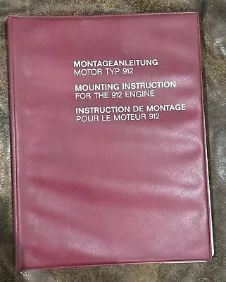 1965-1969 Porsche 912 Engine Workshop Service Repair Manual  Covers 66 67 68  • $155