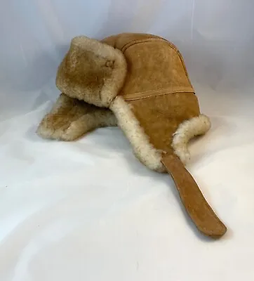 Genuine Australian Sheepskin Arctic Ear Flap Type Hat--Cousin Eddie Style • $65