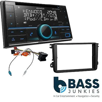 VW Passat CC 2008 On Kenwood CD USB Car DAB Stereo & Fascia Kit • £199