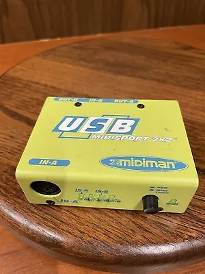 Midiman Midisport 2x2 USB Midi To Computer Interface 2 In 2 Out   9B • $29.99