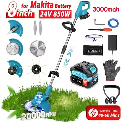 50min 850W Cordless Grass String Trimmer Lawn Edger Weed Eater Cutter For Makita • $69.98