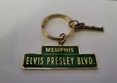 Elvis Presley - Memphis - Elvis Presley Blvd - Keyring - Nos • $9.99