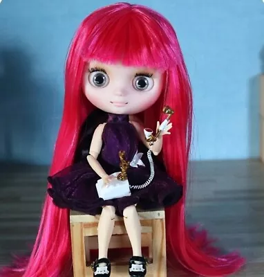 Full Set Middie Blythe Doll 8  With Dress Shoes BJD Red Hair Matte Face Gift Toy • $56.52