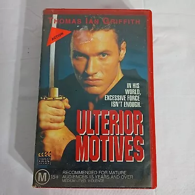 Ulterior Motives  - VHS-Thomas Ian Griffith Vintage Video VHS Free Postage  • $30