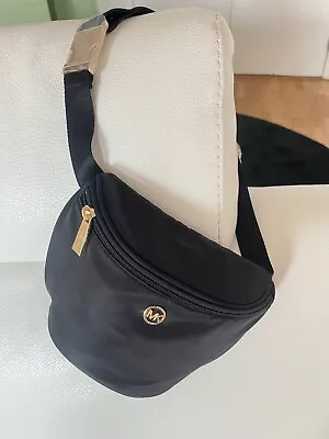 Nwt Michael Kors Black Belt Bag Fanny Pack Sling Crossbody One Size • $50.97