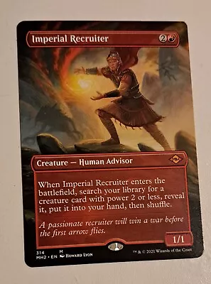 MTG Imperial Recruiter Extended Art - Modern Horizons 2 - 314 Mythic Human  • $9.97