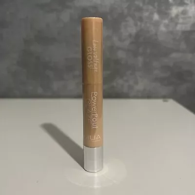 MUA POWER POUT GLAZE Low Voltage Gloss BRUSH Sealed - NUDE PEACH NEUTRAL - HUSH • £3.20