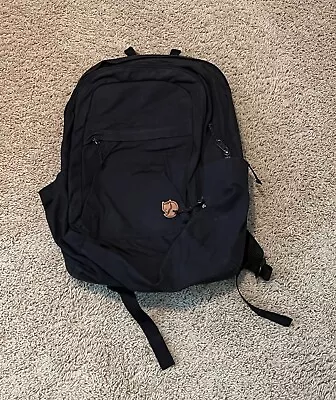 Fjallraven Raven 28 Backpack - Black - Perfect Office/EDC/Travel • $49.99