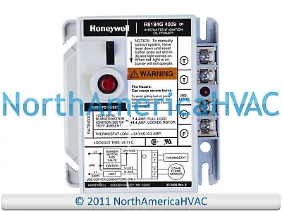 Honeywell Protectorelay Oil Burner Control Board Replaces R8184G4009 R8184G-4009 • $149.99