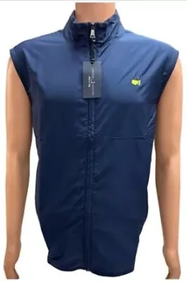 2024 MASTERS Clubhouse Collection Vest W/ Interior Breast Pockets Navy *NEW* • $299.99