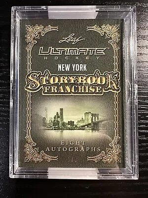 2023 Leaf Ultimate Franchise Storybook NEW YORK RANGERS 8 Auto’s #’d 1/6 *SEALED • $393.72