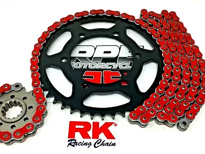 Red 06-10 Suzuki GSXR600 RK MAX-X 520 16/43 OEM EXTENDED Chain And Sprockets Kit • $1239.95