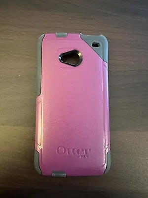 Otterbox HTC One M7 Purple/Black Commuter Series Case Smart Phone • $0.99