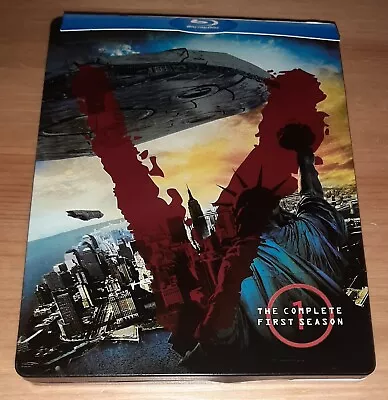 $29.74 • Buy V: Season 1 (Blu-ray, 2-Disc Set With SteelBook Case) Complete First Season