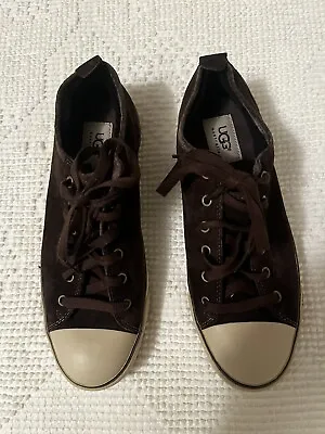 Ugg Women’s Sneakers Evera 1888 Chocolate Size 8.5 Brand New With Box • £19.28
