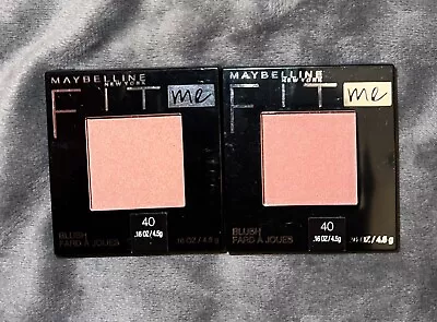 Lot Of (2) Maybelline - Fit Me Blush #40 Peach - Sealed • $9.95