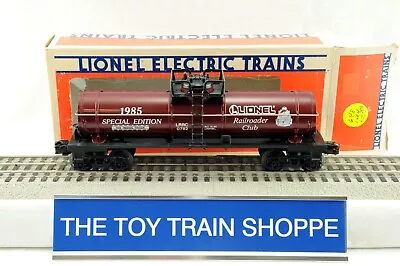 Lionel 0782 Lrrc 1985 Inside Track Special Edition Tank Car. Ln In Box. • $17.48