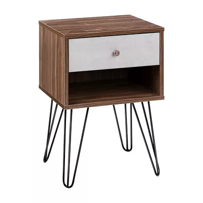 Artiss Bedside Tables Drawers Side Table Storage Cabinet Bedroom Wood Lamp Unit • $52.26