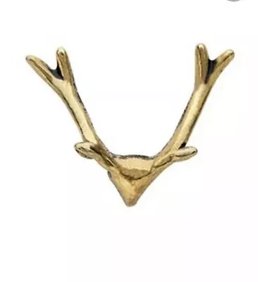 Origami Owl GOLD TONE DEER ELK ANTLERS HORNS Floating HUNTING Charm • $2.99