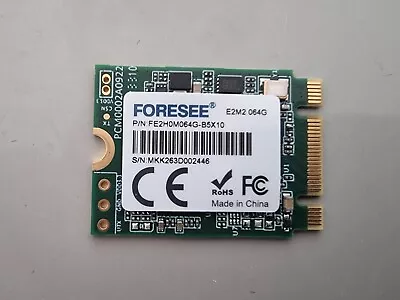 £6.99 • Buy *ORIGINAL* 64GB Valve Steam Deck 2230 SSD FORESEE FE2H0M064G-B5X10 E2M2 064G