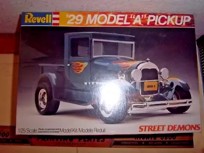 REVELL 1929 MODEL A FORD PICKUP STREET DEMONS 1/25 Model Kit #7392 Sealed Box • $19.95