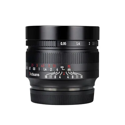 7artisans 50mm F0.95 Manual Focus Portrait Lens For Fujifilm Fuji X-T30 T4 X-H2S • $167.99