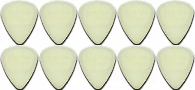 10 X Jim Dunlop Glow In The Dark Standard 1.07MM Gauge Guitar Picks Nylon • $7.70