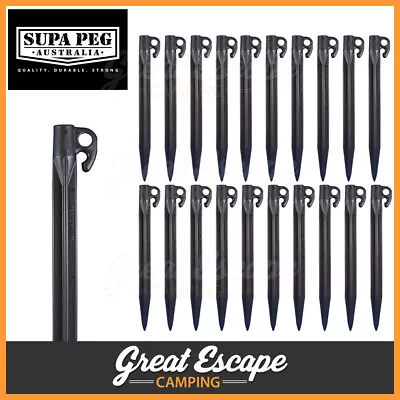 20 X 300mm Supa Peg Sand Pegs Heavy Duty Tent Peg Aussie Made • $34.50